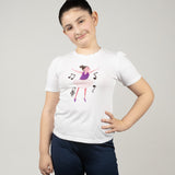 T-Shirt bambina con ballerina