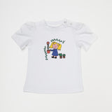 T-Shirt neonata - bimba con piantine