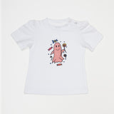 T-Shirt neonata con fantasmino